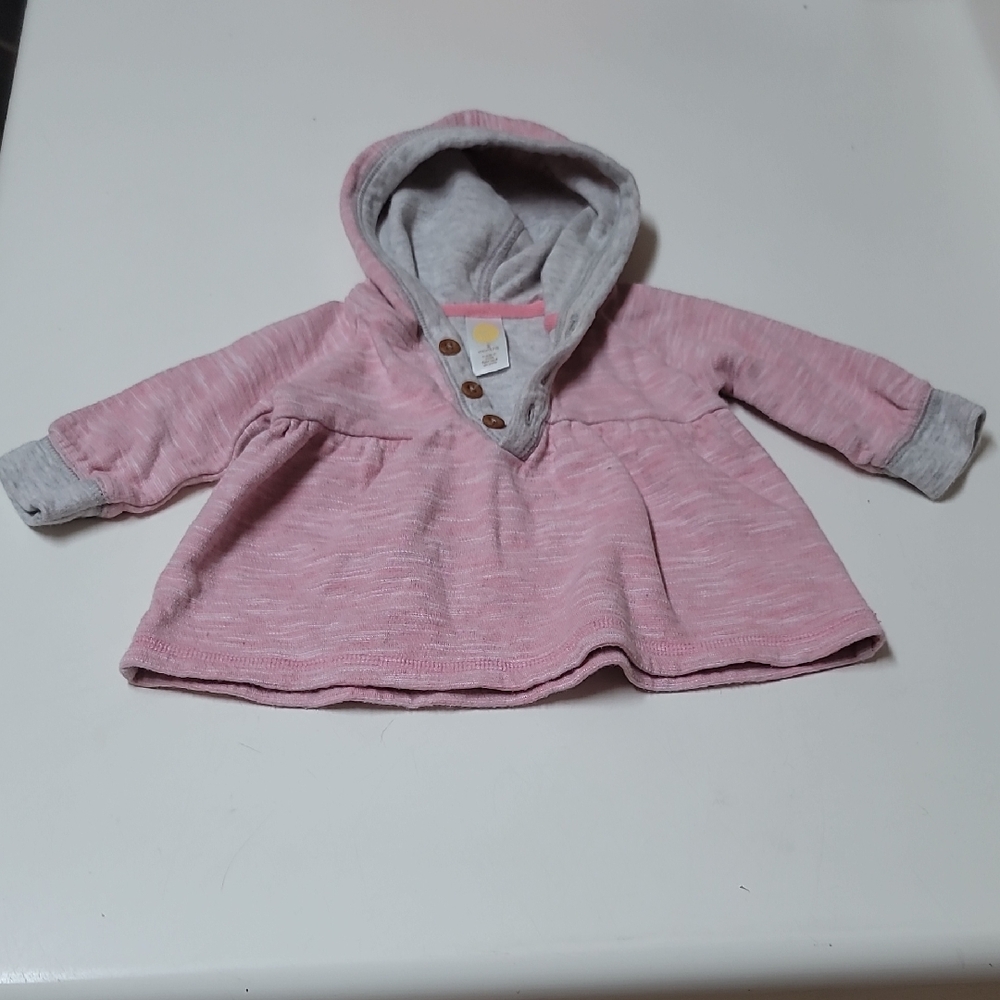 Stem Kids Hoodie in Soft Pink and Heather Gray 🩶🩷